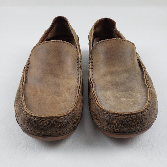 Ariat Gleeson 4LR Slip On Loafer Mens 11 D Brown Leather Moccasin Casual Shoe - Picture 3 of 13